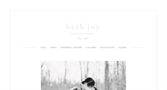 Desktop Screenshot of bethjoyphotos.com